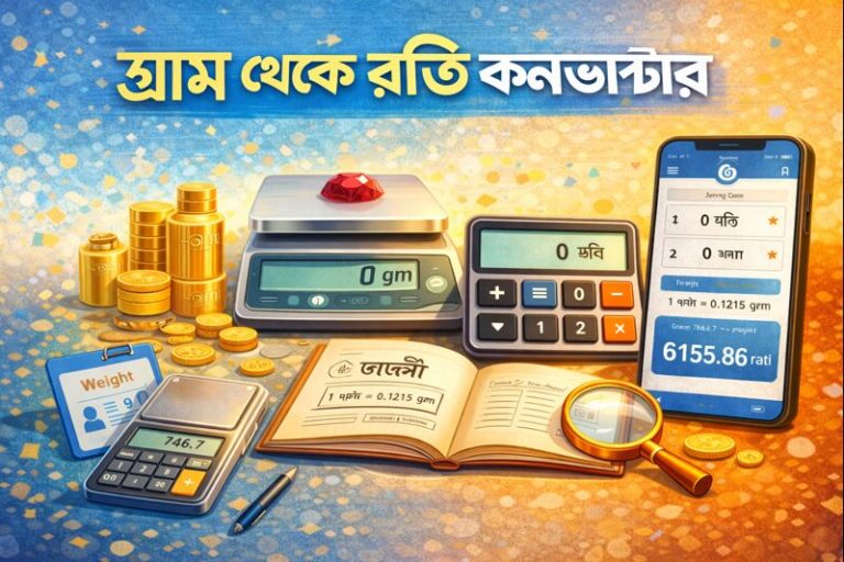 গ্রাম থেকে রতি কনভার্টার