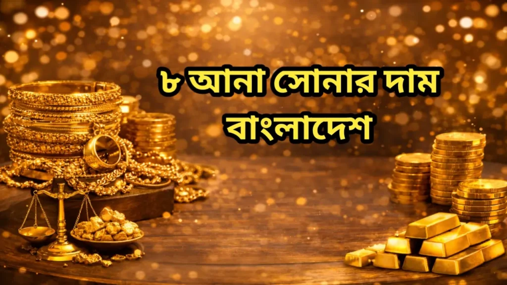 ৮ আনা সোনার দাম কত ২০২৬ বাংলাদেশ